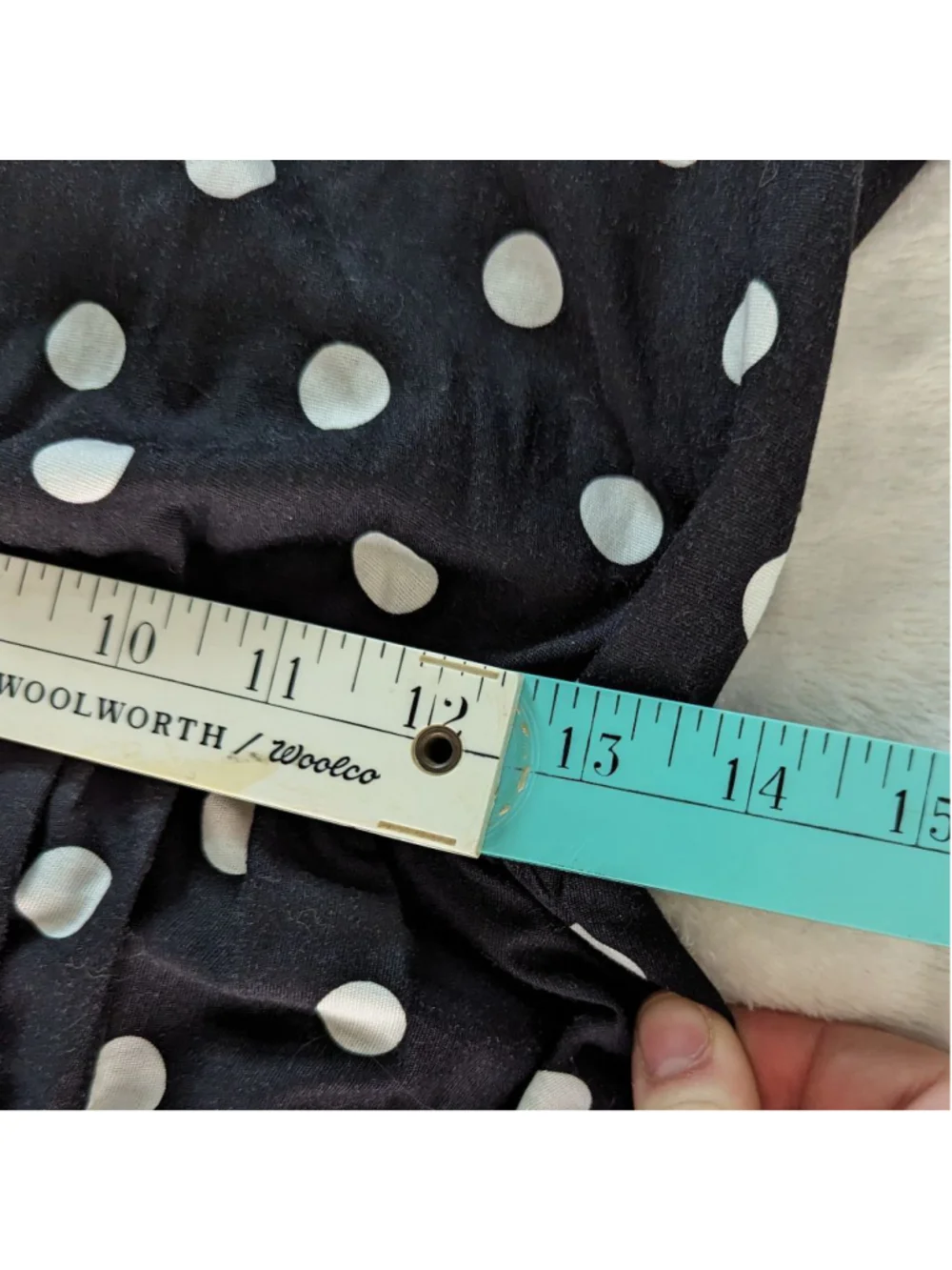 The Kollection Ltd. Vintage Black and White Polka Dot Dress Size 6